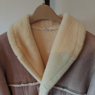 Shearling Lined Leather Coat (BC-BBL)