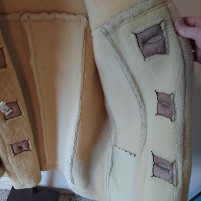 Shearling Lined Leather Coat (BC-BBL)