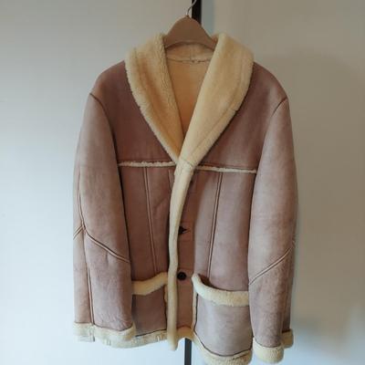 Shearling Lined Leather Coat (BC-BBL)