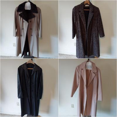 Five 70s 80s Trench Coats Size S/M (BC-BBL)