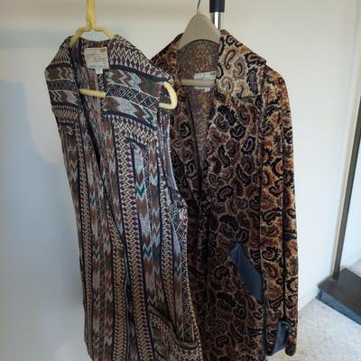 Vintage Trego's Westwear Tapestry Coat and Vest Size 12 & 16 (BC-BBL)
