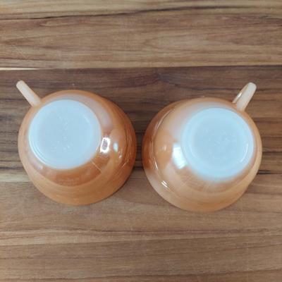 Retro Fire King Peach Lusterware Dishes and more (B2-BBL)