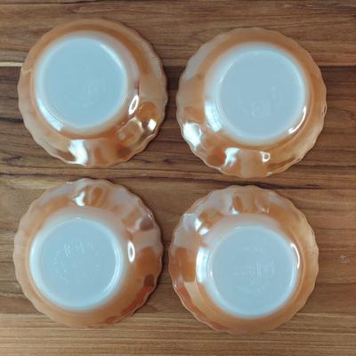 Retro Fire King Peach Lusterware Dishes and more (B2-BBL)