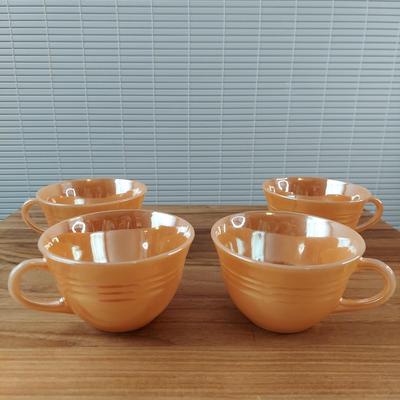 Retro Fire King Peach Lusterware Dishes and more (B2-BBL)