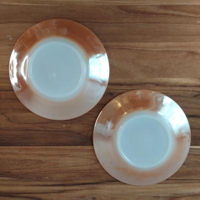 Retro Fire King Peach Lusterware Dishes and more (B2-BBL)