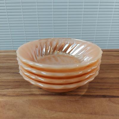 Retro Fire King Peach Lusterware Dishes and more (B2-BBL)