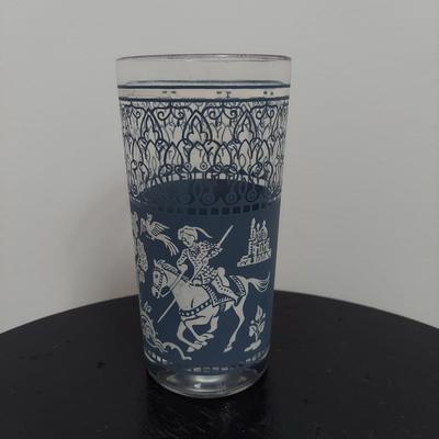 Blue Jasperware Wedgwood Style Bar Glasses and Smoking Set (B2-BBL)