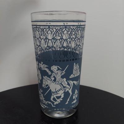 Blue Jasperware Wedgwood Style Bar Glasses and Smoking Set (B2-BBL)