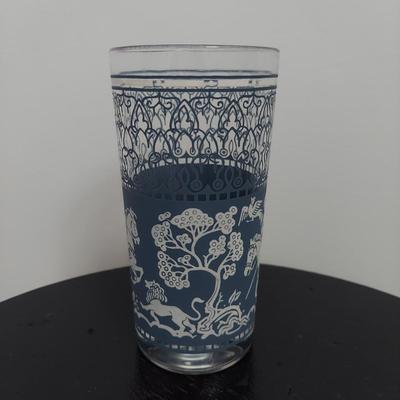 Blue Jasperware Wedgwood Style Bar Glasses and Smoking Set (B2-BBL)