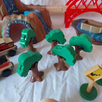 Wooden Train Track w/ Accessories by KidKraft, Brio, Orbrium and more (B2-BBL)
