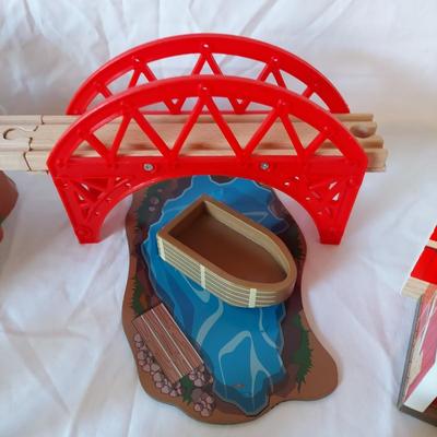Wooden Train Track w/ Accessories by KidKraft, Brio, Orbrium and more (B2-BBL)