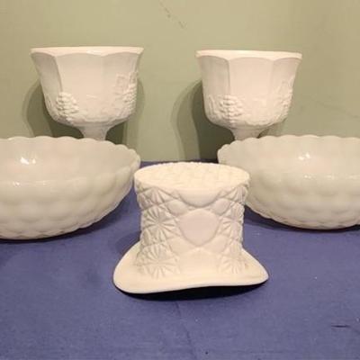 Milk glass - 5