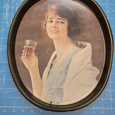 Metal coca cola tray