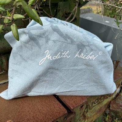Vintage Judith Leiber Ostrich Tote Bag