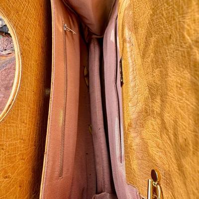 Vintage Judith Leiber Ostrich Tote Bag