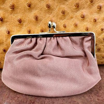 Vintage Judith Leiber Ostrich Tote Bag