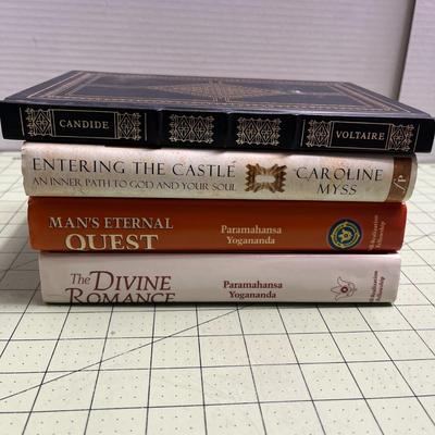 Candide, Entering the Castle, Man's Eternal Quest, The Divine Romance Book Bundle - FOUR