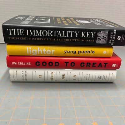 The Immortality Key, 12 Rules for Life, Good to Great, Lighter -Book Bundle - SIX