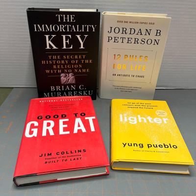 The Immortality Key, 12 Rules for Life, Good to Great, Lighter -Book Bundle - SIX