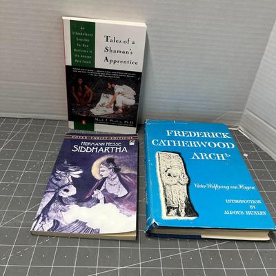 Tales of a Shaman's Apprentice, Hermann Hesse Siddhartha, Frederick Catherwood Archt -Book Bundle - SEVEN