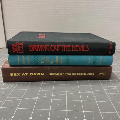 Sex at Dawn (2010), Two Under the Indian Sun (1966), Driving Out the Devils (1975)- Book Bundle - NINE