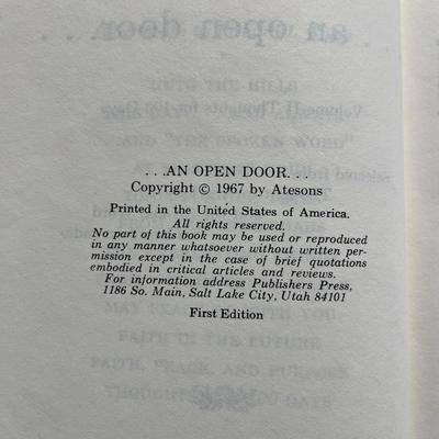 An Open Door (1967), Four Essays on Love (1971-72), The Best Loved Poems of the American People (1936) -Book Bundle - TWELVE