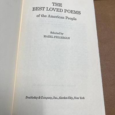 An Open Door (1967), Four Essays on Love (1971-72), The Best Loved Poems of the American People (1936) -Book Bundle - TWELVE