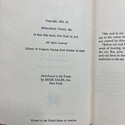 Mirrors of the Soul (1965), The Voice of the Master (1958), The Wisdom of Gibran (1966) Book Bundle - FOURTEEN