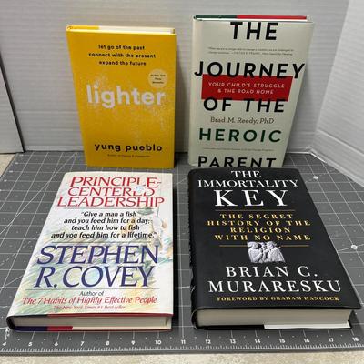 Lighter, The Journey of the Heroic Parent, Principle Centered Leadership, The Immortality Key -Book Bundle - FIFTEEN