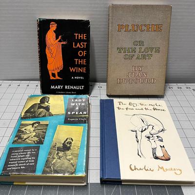 The Last of the Wine (1956), Pluche or the Love of Art (1970), Lady with a Spear (1951-53), The Boy the Mole the Fox and the Horse- Book...