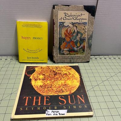 Happy Money, Rubaiyat of Omar Khayyam, The Sun (1986) Book Bundle - NINETEEN