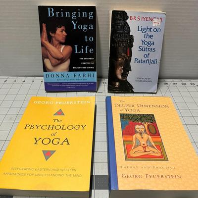 Bringing Yoga to Life, Light on the Yoga Sutras of Patanjali, The Psychology of Yoga, The Deeper Dimension of Yoga- Book Bundle - TWENTY