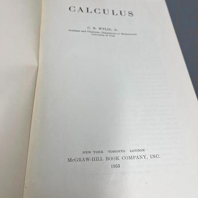 New Trigonometry (1947), Calculus (1953), College Algebra (1947), Algebra Book Two (1949) Book Bundle 22