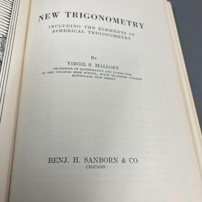 New Trigonometry (1947), Calculus (1953), College Algebra (1947), Algebra Book Two (1949) Book Bundle 22