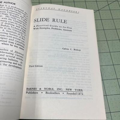 Slide Rule Manual, Slide Rule How to Use it (1874), Mathematics for Electricians & Radiomen (1942), Elements of Mathematics (1953)