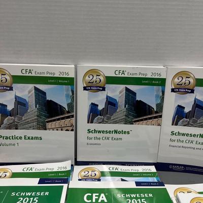 CFA Exam Prep 2016 Books, 9 Books