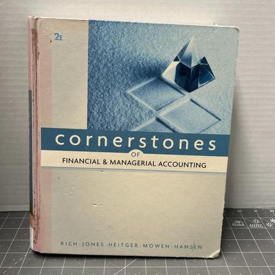 Cornerstones of Financial & Managerial Accounting