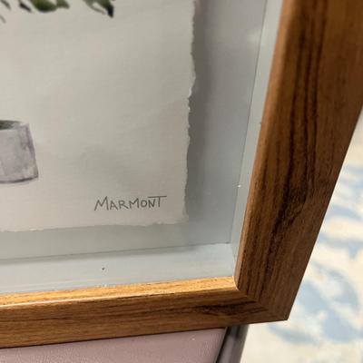 Marmont House Plant Framed Art  -- 30x10