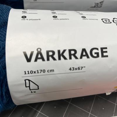 2 Varkrage Ikea Throw Blankets