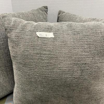 3 Throw Pillows  --  18x18