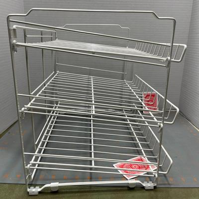 3-Shelf Stackable Can Rack