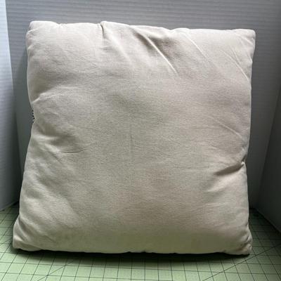 Chevron Pattern Throw Pillow -- 18.5 x 18.5