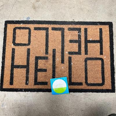 Hello Door Mat  --  18x28