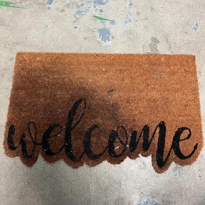 Welcome Door Mat  --  18x28