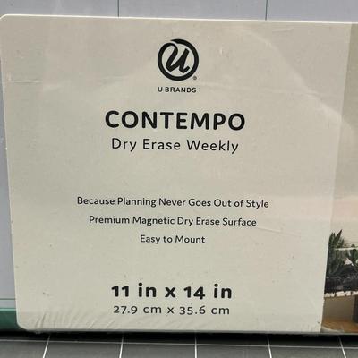 Contempo Dry Erase Weekly Calendar - NEW!