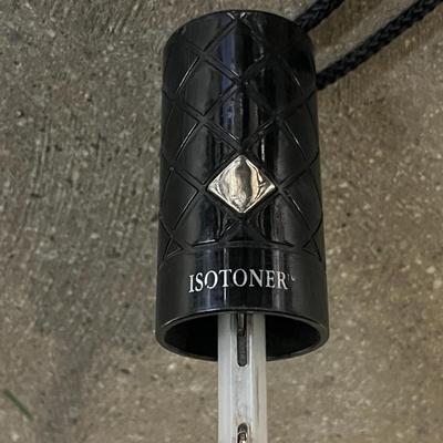 Isotoner Umbrella and Black & White Bag