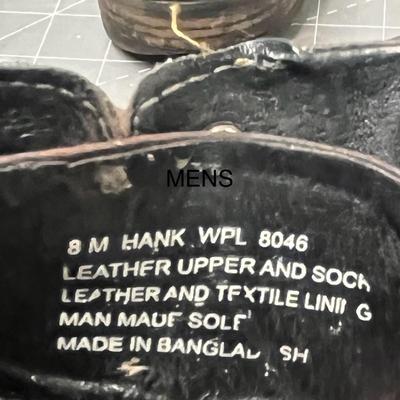Alfani Leather Boots - Mens Size 8