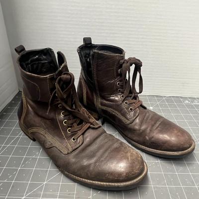 Alfani Leather Boots - Mens Size 8