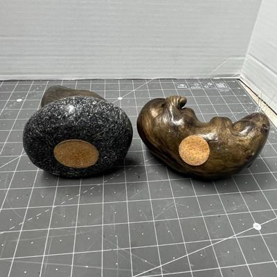 Otter and Seal Figurines