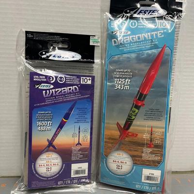 Estes Flying Model Rocket Kits (2) - NEW!
